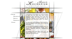 Desktop Screenshot of annis-kulinarium.ch